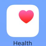 Picture of an iPhone displaying the Health app interface.